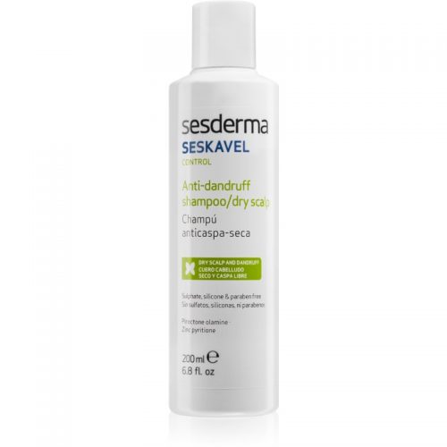 Sesderma Seskavel Control szampon przeciwłupieżowy do suchej i wrażliwej skóry głowy 200 ml