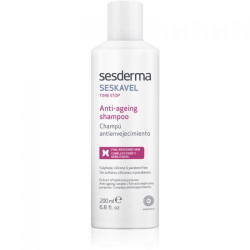 Sesderma Seskavel Time Stop rewitalizujący szampon przeciw objawom starzenia się włosów 200 ml