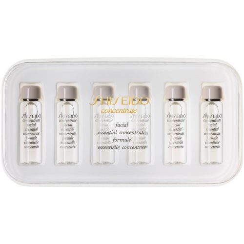 Shiseido Concentrate Facial Essential koncentrat intensywnie nawilżający o działaniu odmładzającym 6 x 5 ml