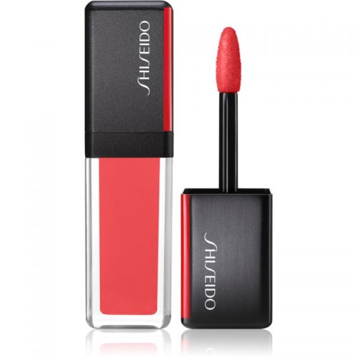 Shiseido Makeup LacquerInk LipShine szminka w płynie nawilżające i nadające blask odcień 306 Coral Spark 9 ml