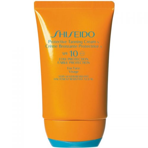 Shiseido Sun Care Protective Tanning Cream krem do opalania do twarzy SPF 10 50 ml