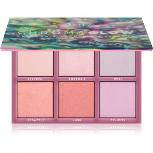 Sigma Beauty Chroma Glow paleta rozjaśniaczy 28,14 g