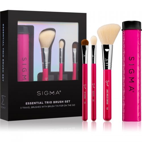 Sigma Beauty Essential Trio Brush Set zestaw pędzli z etui