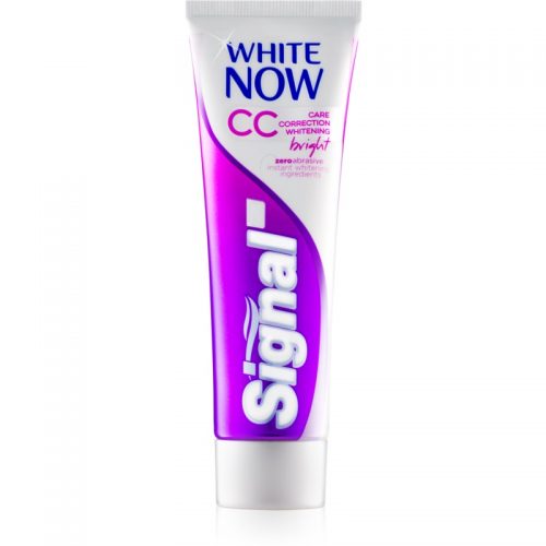 Signal White Now CC wybielająca pasta do zębów zapewniająca kompletną pielęgnację 75 ml