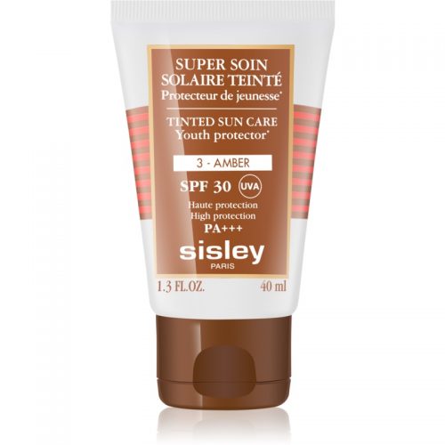 Sisley Sun ochronny krem tonujący do twarzy SPF 30 odcień 3 Amber 40 ml