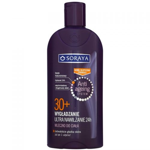 Soraya Anti Ageing nawilżające mleczko do ciała o działaniu wygładzającym 30+ 400 ml