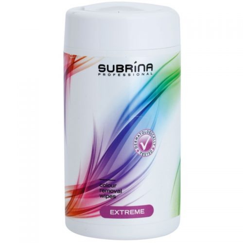 Subrina Professional Colour Extreme ściereczki do usuwania farby ze skóry 100 szt.