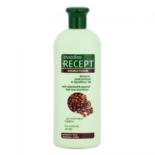Subrina Professional Recept Double Power szampon przeciw łupieżowi i wypadaniu włosów Octopirox & Coffee 400 ml