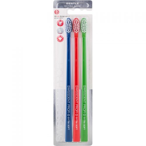Swissdent Gentle Trio szczoteczki do zębów 3 szt. extra soft 3 szt.
