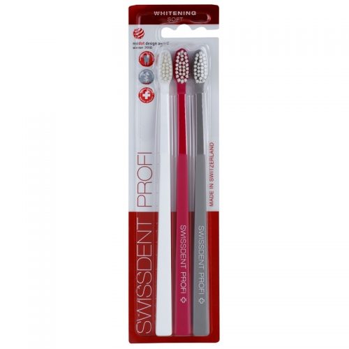 Swissdent Whitening Trio szczoteczki do zębów 3 szt. soft 3 szt.