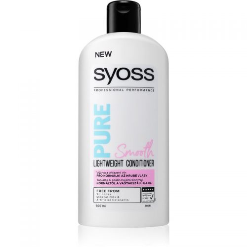 Syoss Pure Smooth odżywka odzywiająco- wygładzająca 500 ml