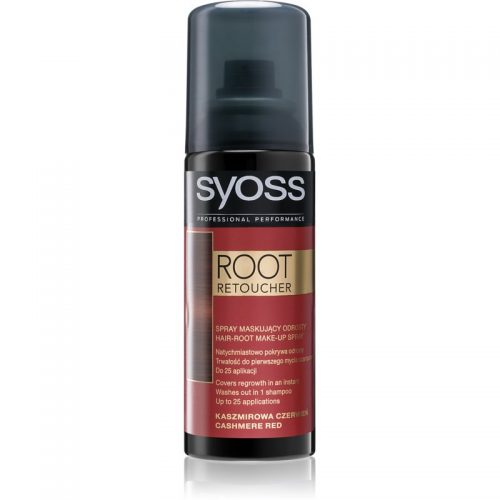 Syoss Root Retoucher tonująca farba na odrosty w sprayu odcień Cashmere Red 120 ml
