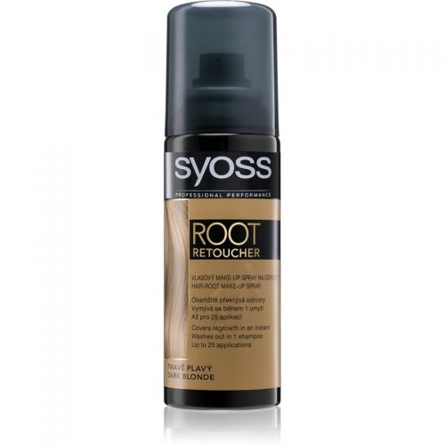 Syoss Root Retoucher tonująca farba na odrosty w sprayu odcień Dark Blonde 120 ml