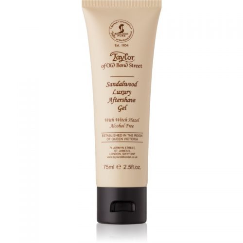 Taylor of Old Bond Street Sandalwood żel po goleniu bez alkoholu 75 ml