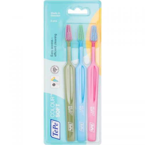 TePe Colour Soft szczoteczki do zębów 3 szt. 3 szt.