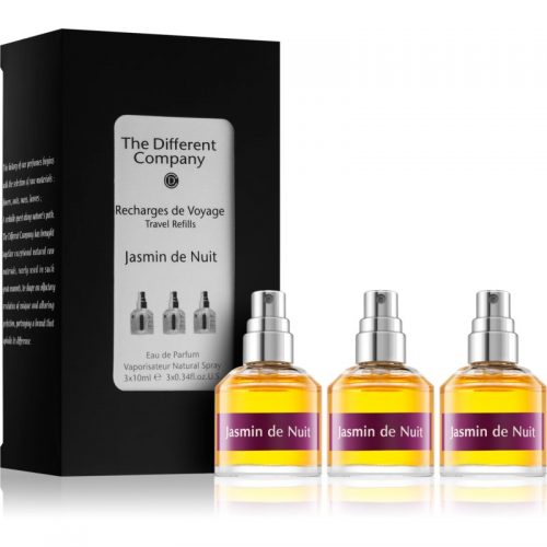 The Different Company Jasmin de Nuit woda perfumowana (3x uzupełnienie z atomizerem) dla kobiet 3 x 10 ml