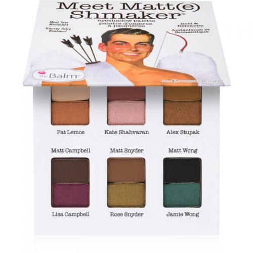 theBalm Meet Matt(e) Shmaker paleta cieni do powiek 9,6 g