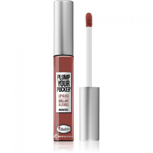 theBalm Plump Your Pucker błyszczyk do ust z kolagenem morskim odcień Exaggerate 7 ml