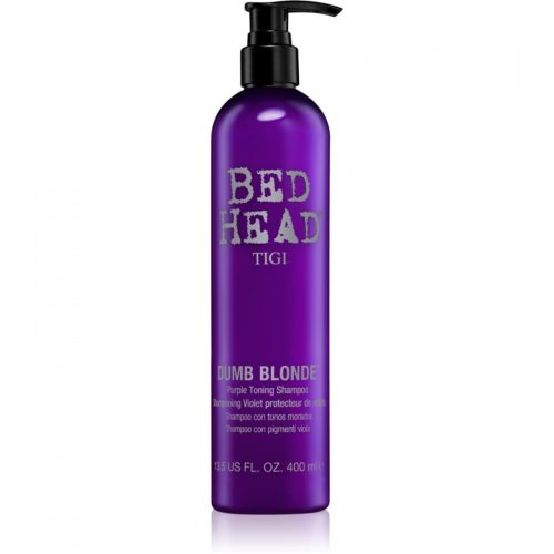 TIGI Bed Head Dumb Blonde fioletowy szampon tonujący do włosów blond 400 ml