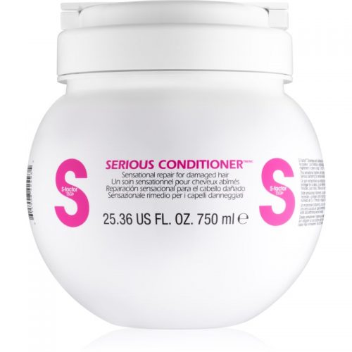 TIGI S-Factor Serious odżywka regenerująca do włosów zniszczonych 750 ml