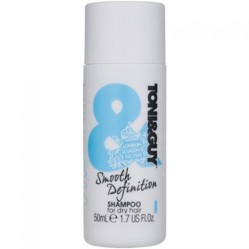 TONI&GUY Smooth Definition szampon wygładzający do włosów suchych, trudno poddających się stylizacji 50 ml