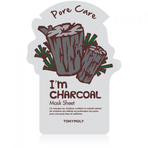 TONYMOLY I’m CHARCOAL maseczka płócienna do wygładzenia skóry i zmniejszenia porów 1 szt.