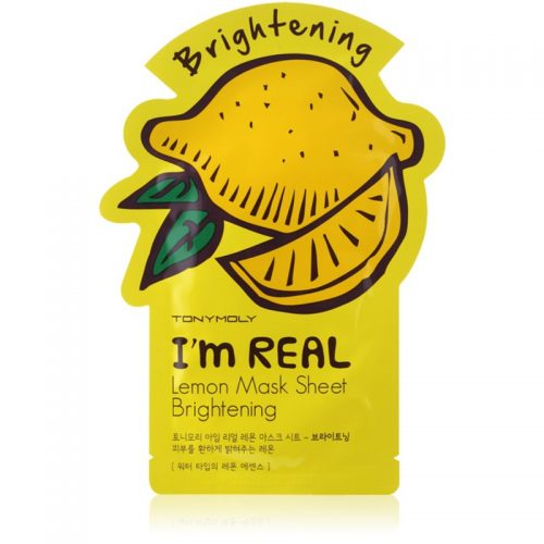 TONYMOLY I’m REAL Lemon maseczka płócienna o działaniu rozjaśniającym 1 szt.
