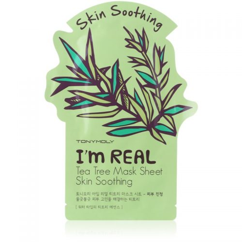 TONYMOLY I’m REAL Tea Tree maska łagodząca w płacie 1 szt.