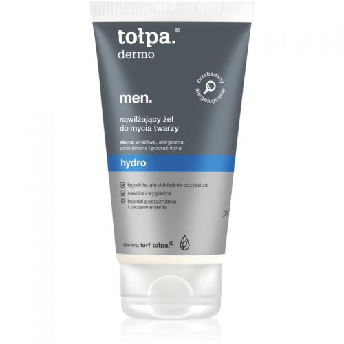 Tołpa Dermo Men Hydro nawilżający żel oczyszczający dla mężczyzn 150 ml