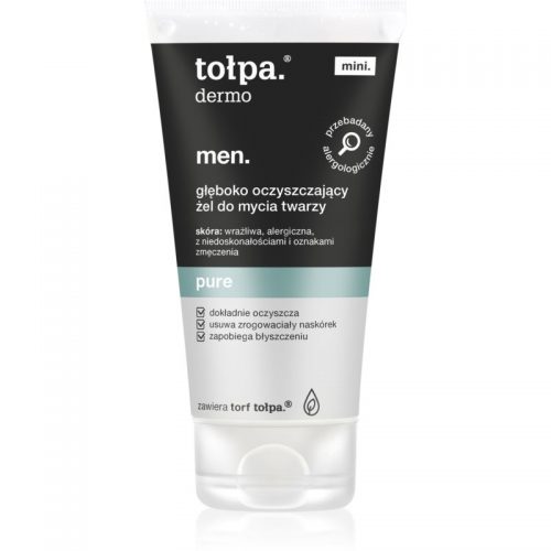 Tołpa Dermo Men Pure żel głęboko oczyszczający dla mężczyzn 75 ml