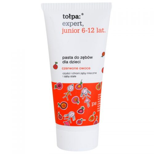 Tołpa Expert Junior 6-12 pasta do zębów dla dzieci smak Red Fruits 50 ml