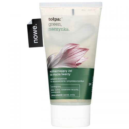 Tołpa Green Capillary żel do mycia twarzy wzmacniający do skóry wrażliwej i podrażnionej 150 ml