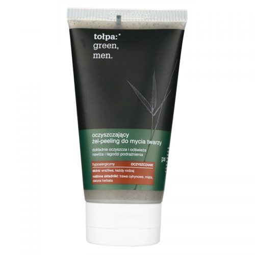 Tołpa Green Men oczyszczający peeling żelowy o dzłałaniu nawilżającym 150 ml