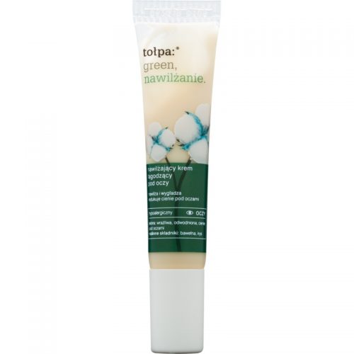 Tołpa Green Moisturizing kojący krem pod oczy Cotton, Iris (Hypoallergenic) 15 ml