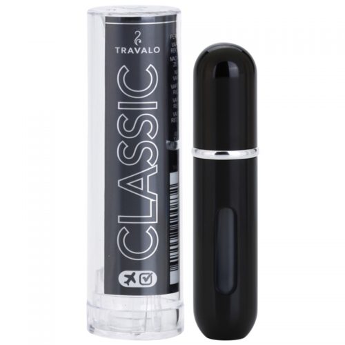 Travalo Classic napełnialny flakon z atomizerem unisex Black 5 ml