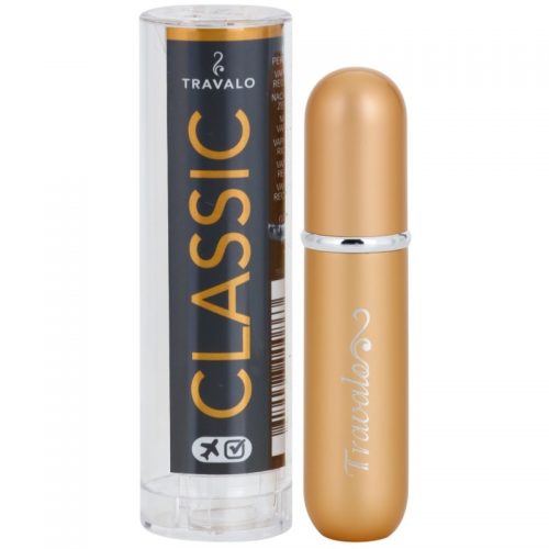 Travalo Classic napełnialny flakon z atomizerem unisex Gold 5 ml
