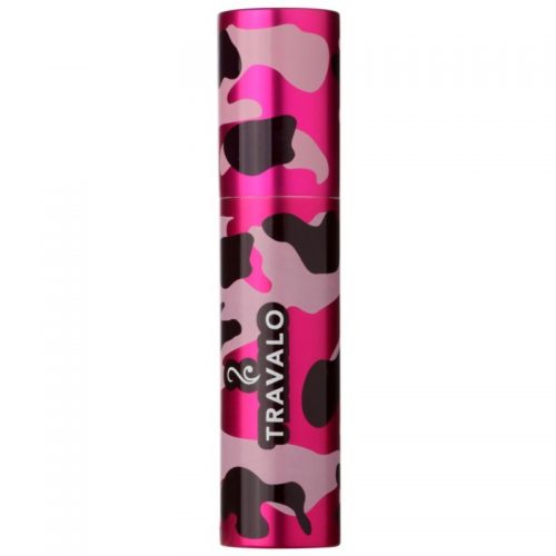 Travalo Classic plastikowa obudowa na napełnialny flakon unisex Camouflage Pink