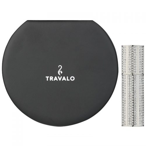 Travalo Divine napełnialny flakon z atomizerem z kryształkami swarovskiego unisex Silver 5 ml