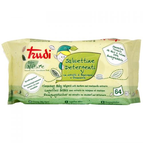 Trudi Baby Nature nawilżane chusteczki oczyszczające 64 szt.
