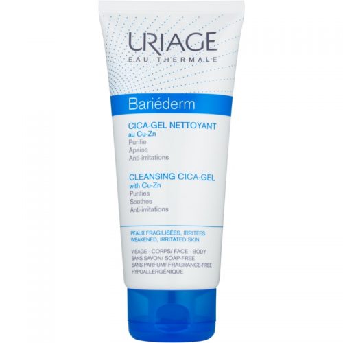 Uriage Bariéderm Cica kojący żel oczyszczający do popękanej skóry 200 ml