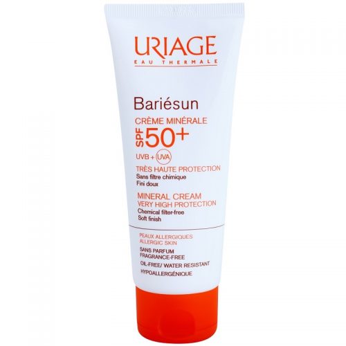 Uriage Bariésun mineralny krem ochronny do twarzy i ciała SPF 50+ wodoodporny 100 ml