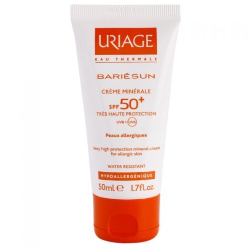 Uriage Bariésun mineralny krem ochronny do twarzy i ciała SPF 50+ wodoodporny 50 ml