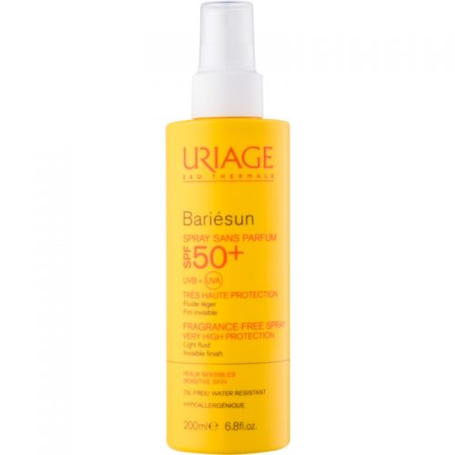 Uriage Bariésun spray do opalania bez substancji zapachowych SPF 50+ 200 ml