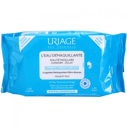 Uriage Hygiène chusteczki oczyszczające do cery normalnej i suchej 25 szt.