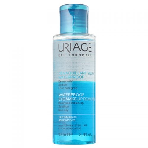 Uriage Hygiène produkt do demakijażu wodoodpornego do wrażliwych oczu 100 ml
