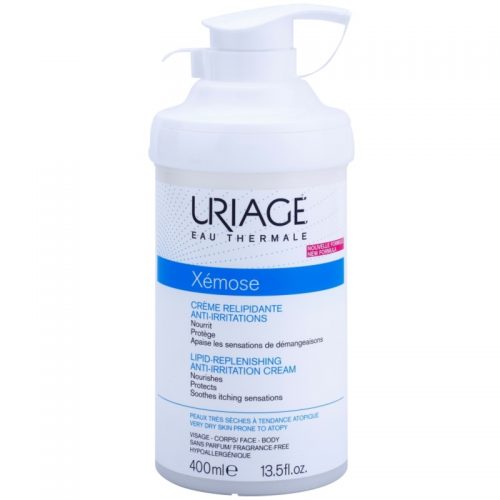 Uriage Xémose nawilżająco-kojący krem uzupełniający do skóry suchej i atopowej 400 ml