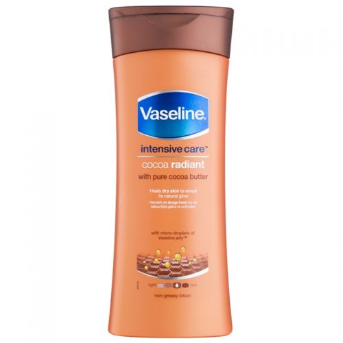 Vaseline Cocoa Radiant nawilżające mleczko do ciała z masłem kakaowym 400 ml