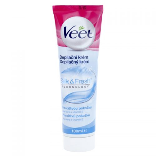 Veet Depilatory Cream krem do depilacji nóg do skóry wrażliwej aloes i witamina E 100 ml