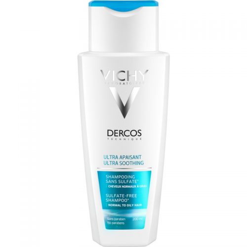 Vichy Dercos Ultra Soothing szampon łagodzący do włosów normalnych i przetłuszczających się 200 ml