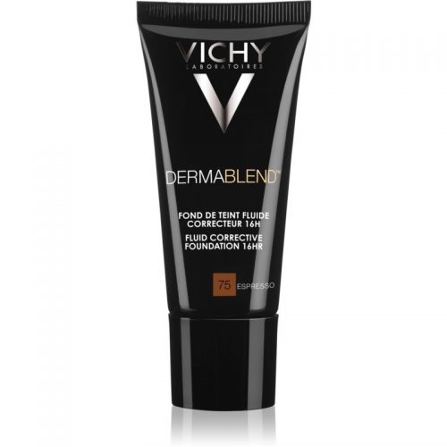 Vichy Dermablend podkład korygujący z filtrem UV odcień 75 Espresso 30 ml